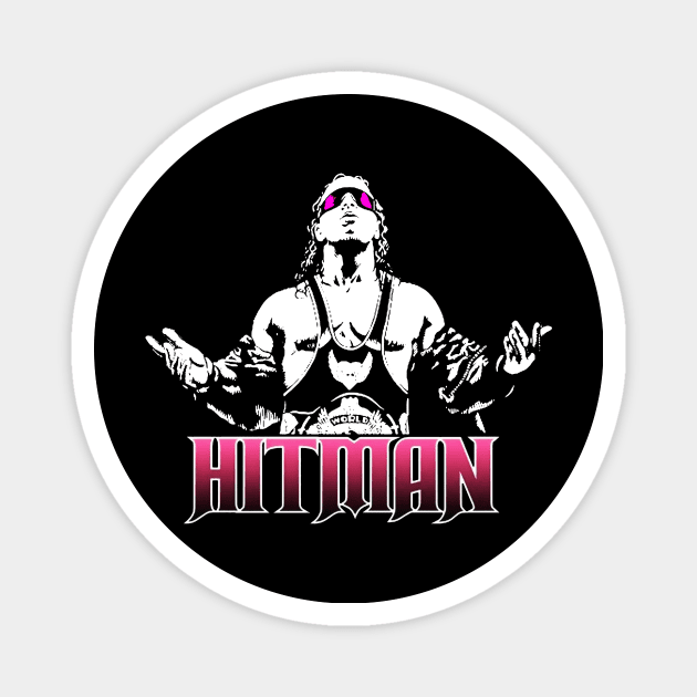 Bret Hitman Hart Magnet by IndianaWild